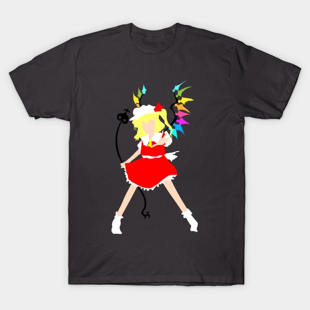 Flandre Scarlet - Touhou Project T-Shirt by SleepyFroggy